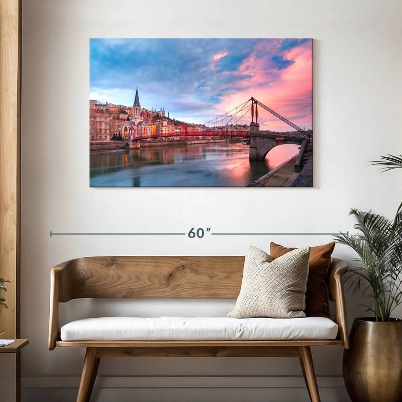 Lyon Sunset, 30" H x 45" W