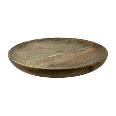 12 inch Natural Wood Charger Plate