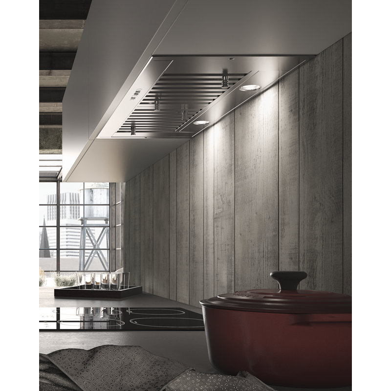 34" Inca 600 CFM Convertible Insert Range Hood in Stainless Steel