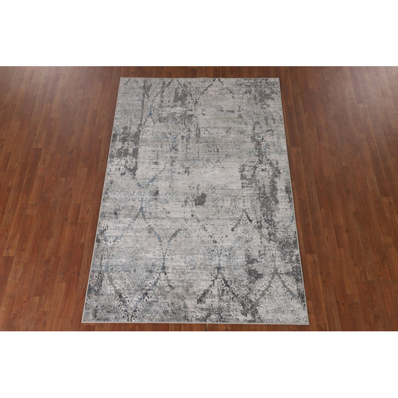 Tapis abstrait turc 5 x 8