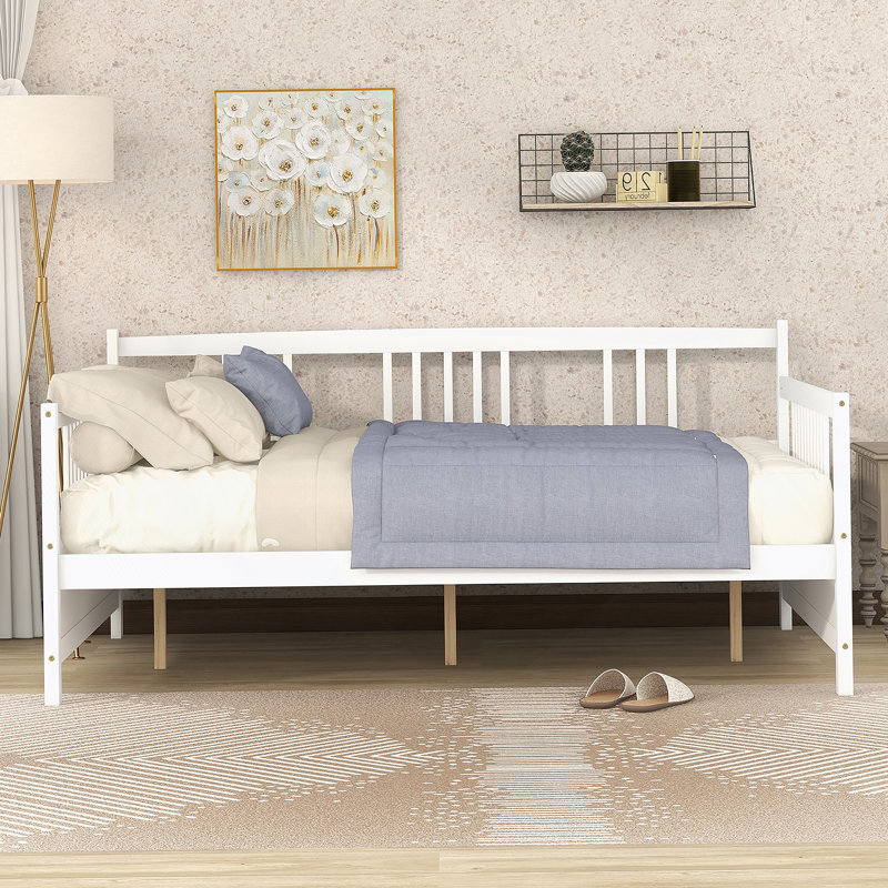 Daybed With Support Legs, Full/Double, White