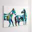 Painted Horses II Print by Milton Coppo-25707650-25707651