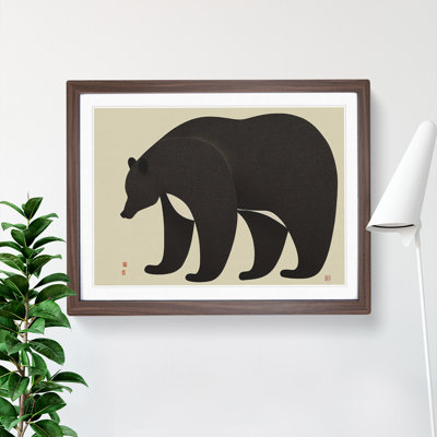 Japanese Bear - Single Picture Frame Print