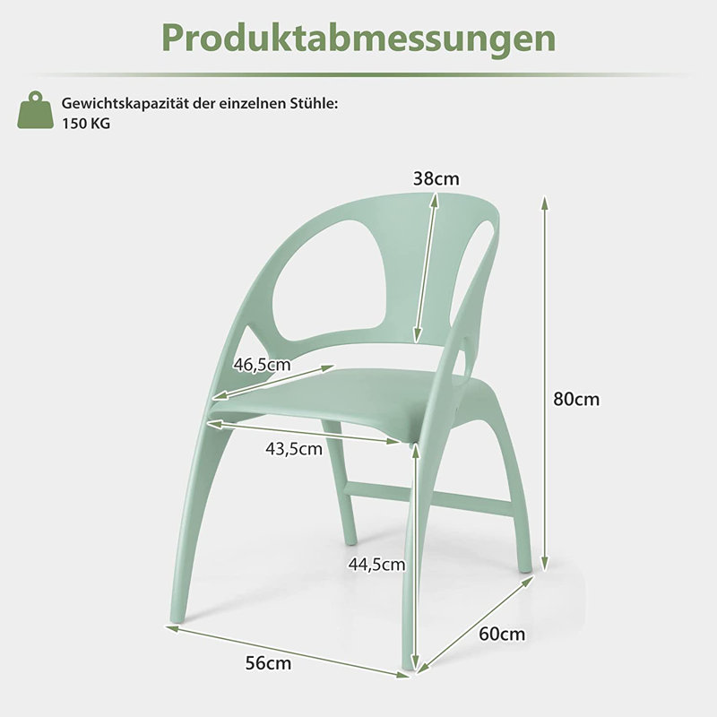 Adalgira Slat Back Folding Side Chair, Green