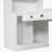 83.4"Tall Bookshelf with Writing Desk, Modern Bookcase with Study Desk, Workstation with Storage Shelf,Storage Bookcase with Open Shelves and LED Lighting for Living Room,Home Office,White