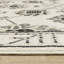 Tapis gris / ivoire Arata-673435971
