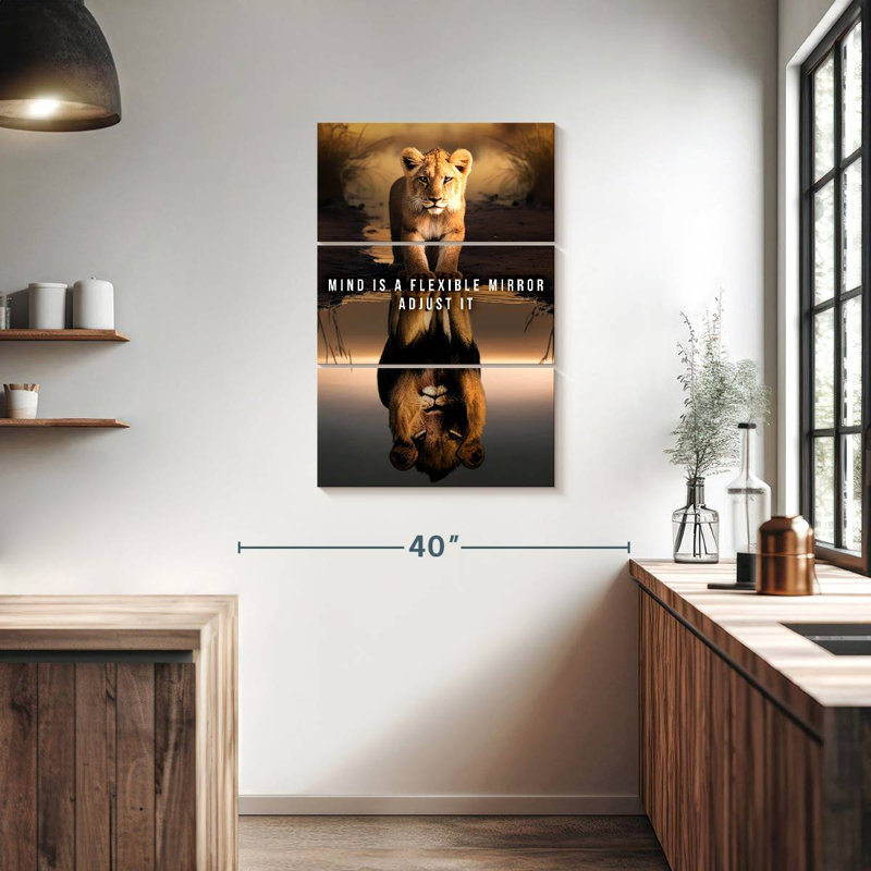 Tergel Mind Is A Flexible Mirror, 38" H x 24" W