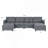 Modern Large Sectional Sofa-403685749