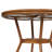 Rylan Indoor/Outdoor Commercial Bistro Set with Table and Four Chairs-247593848