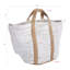Panier en tissu blanc