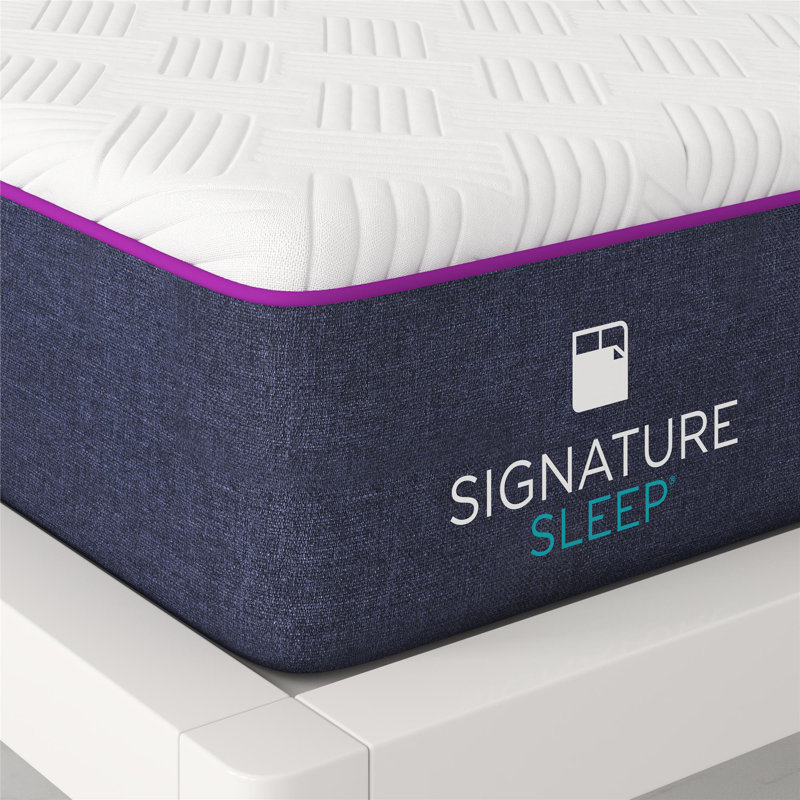 Signature Sleep 8" Twin Memory Foam Mattress with Viscose Cover