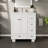 Curio 28"W x 18"D Bathroom Vanity with Undermount Porcelain Sink-295880614
