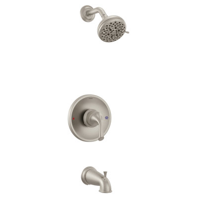 Idora Posi-Temp Tub and Shower with Valve Included