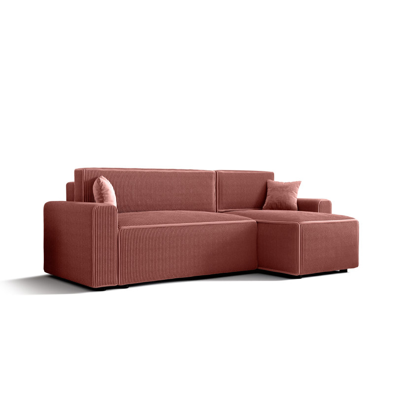 Bodyn 3 Seater Corner Sofa , Right -sided, White / opaline