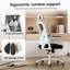 Fauteuil de bureau ergonomique avec appui-tête, support lombaire réglable, accoudoirs et fonction berçante pour un bureau confortable-1981646312