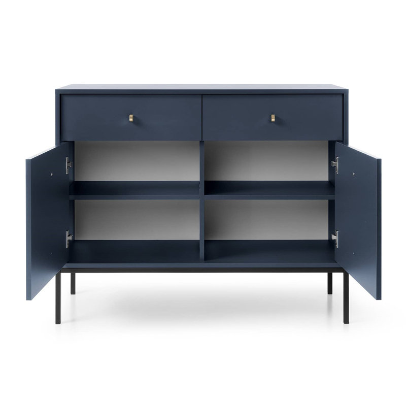 Lobdell 104cm Sideboard, Navy Blue