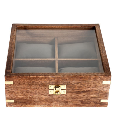 Wood Watch Box + Locking