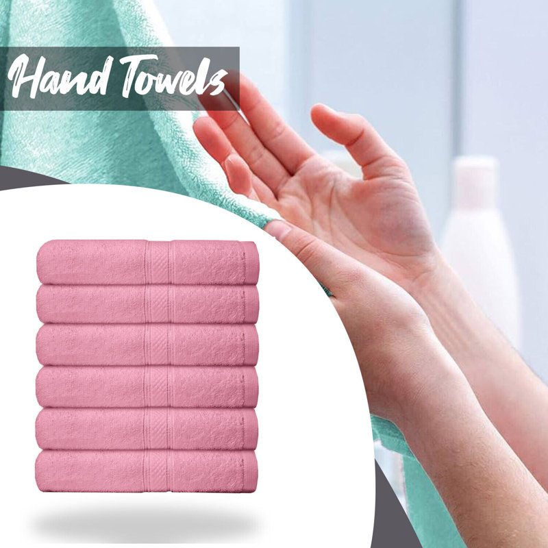 Dezyre Supper Soft Hand Towel, Pink
