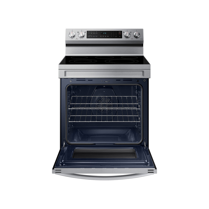 Samsung 6.3 cu. ft. Smart Freestanding Electric Range with No-Preheat Air Fry & Convection, Stainless Steel