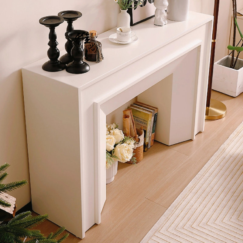 Beige Solid + Manufactured Wood Freestanding Fireplace