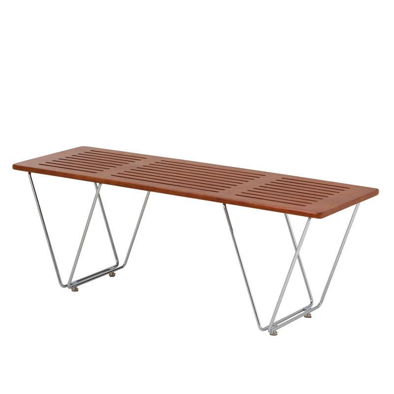 Banc Fuji, brun / argent