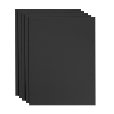 Foam Board, 36 x 48 in, 3/16 in Thickness Black Poster Board, for Mounting, Crafts, Paintings Prints, Art, Display, Presentation and Projects, Acid-Free Double Sided Foam Core Sheets
