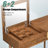 Brown Wood Dressing Vanity Table With Flip-Top Mirror & Stool, Three Drawers For Delicate Makeup Corner Solid Mirror, Stool And Exquisite Setup