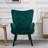Velvet Wingback Chair