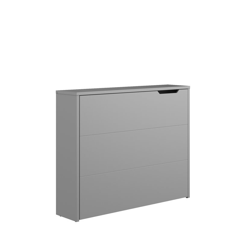 WORK CONCEPT 115Cm W L-Shape Executive Desk, Grey, Left