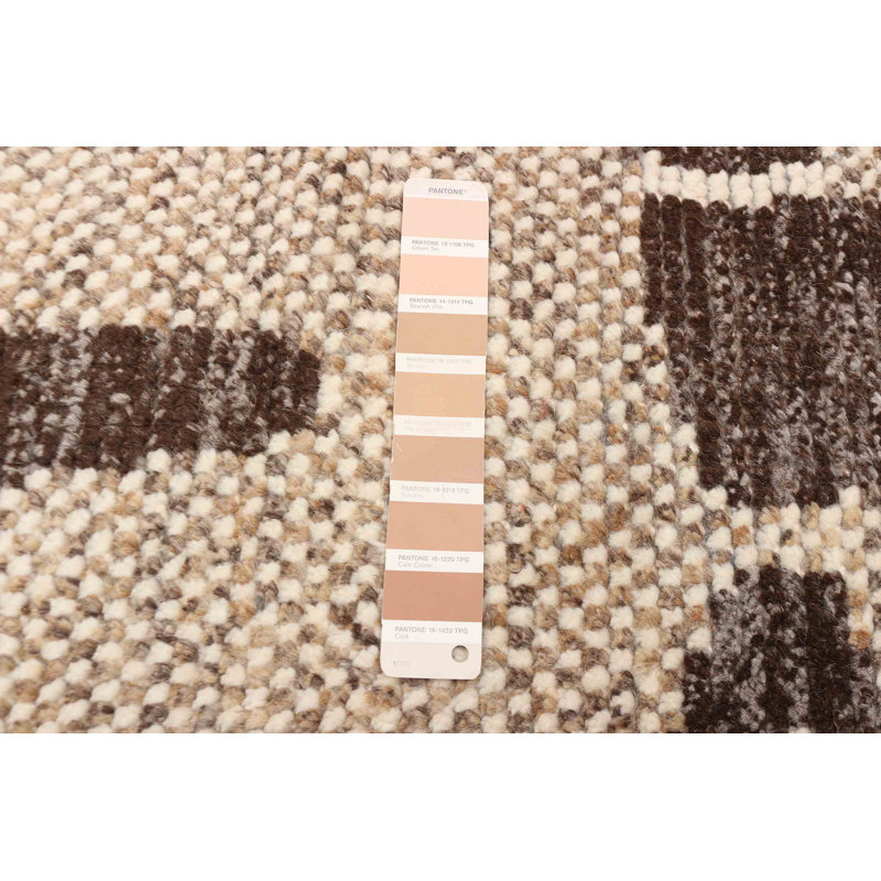 Tapis brun clair Tangier 8 pi 5 po x 9 pi 11 po