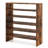 3 PCS Stackable Shoe Rack 31-Inch Horizontal Organizer 2-tier StorageShelf Brown-916029731