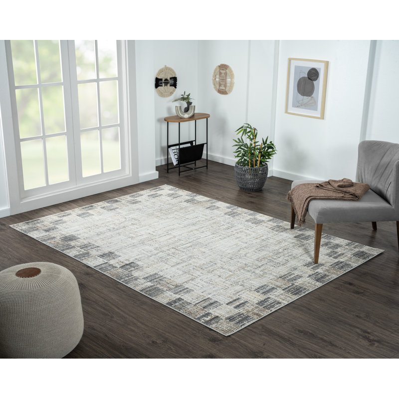 Maya cream Rug, Rectangular 160 x 230cm