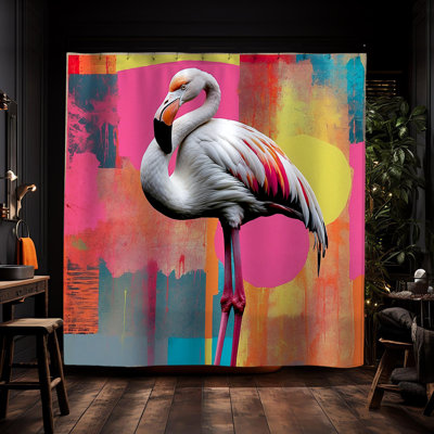 Rideau de douche Yaray Flamingo