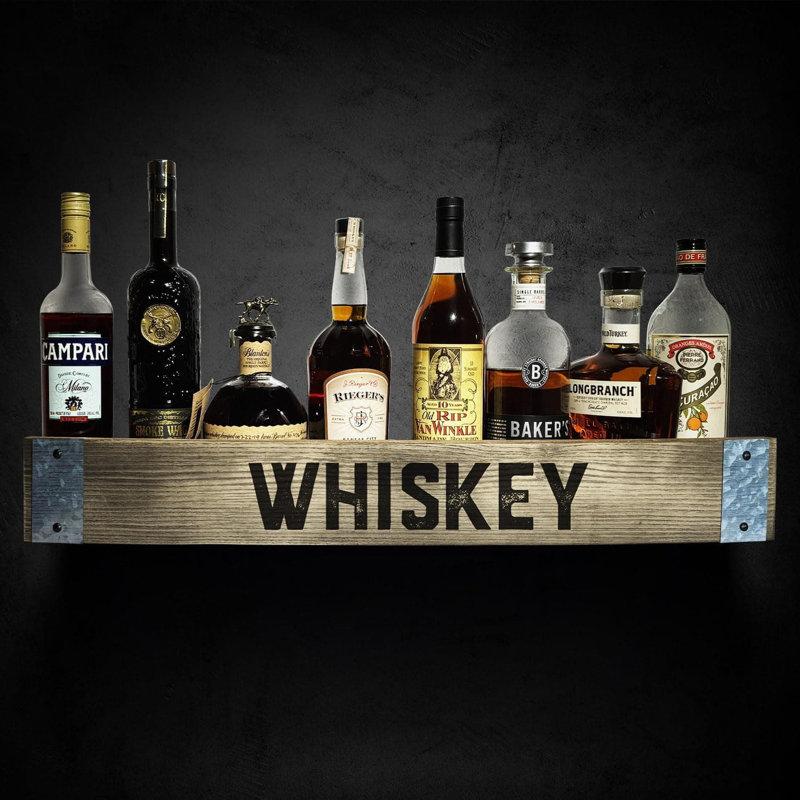 Support mural Whiskey Barrel
