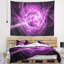 Corwin Wisps of Smoke Mauve en tapisserie noire-28504692