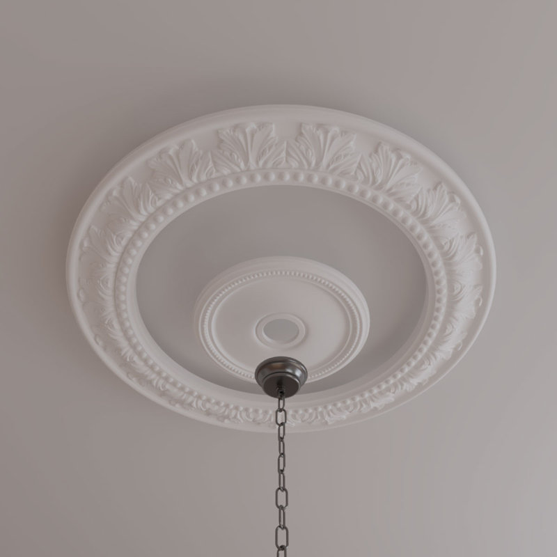 Anneau de plafond de 44 po x 30 1/4 po avec médaillon Diane