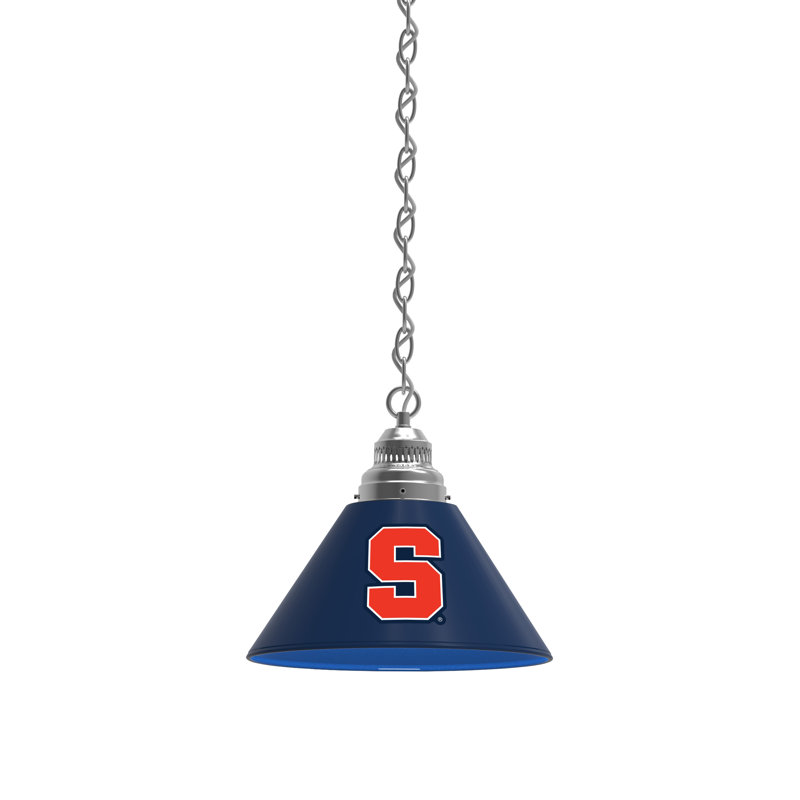 1 - Light Single Pendant, Chrome, Syracuse Orange