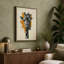 Giraffe Geometry Modern - Wrapped Canvas-1482170933-1482170934