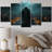 Coso - Superheros Wall Decor - 5 Panels