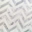 Talon 1x4 Chevron Polished Marble Mosaic Tile-798344834