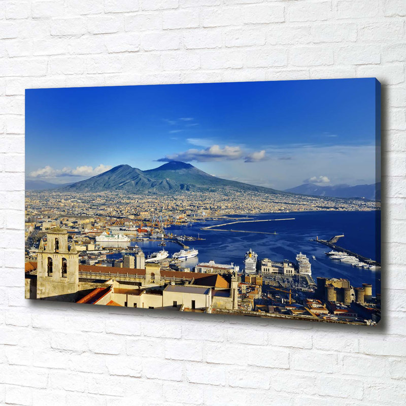Naples Italy - Wrapped Canvas Print