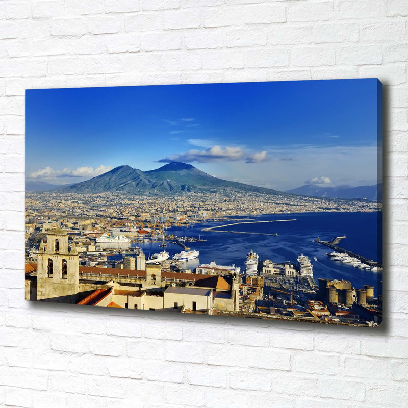 Naples Italy 1 Piece Wrapped Canvas Wall Art