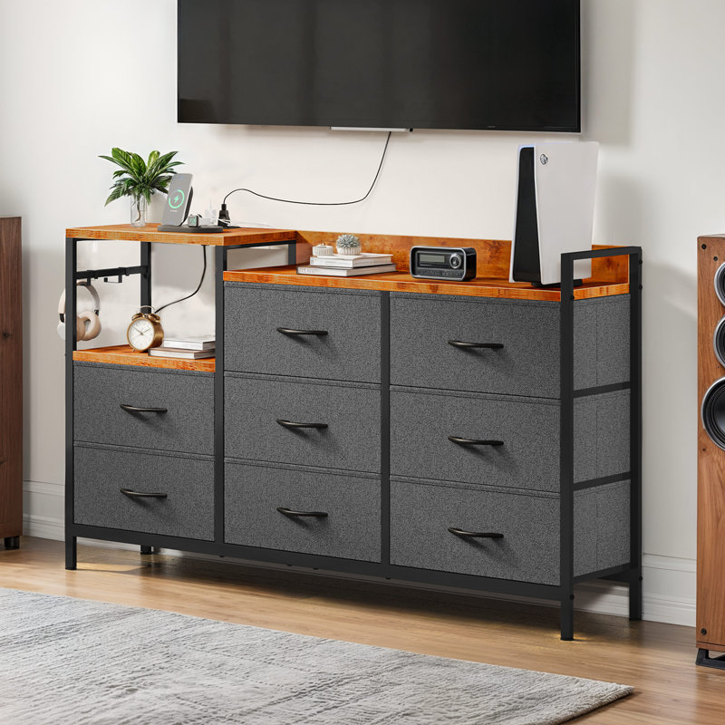 Commode Jayrin, Gris foncé