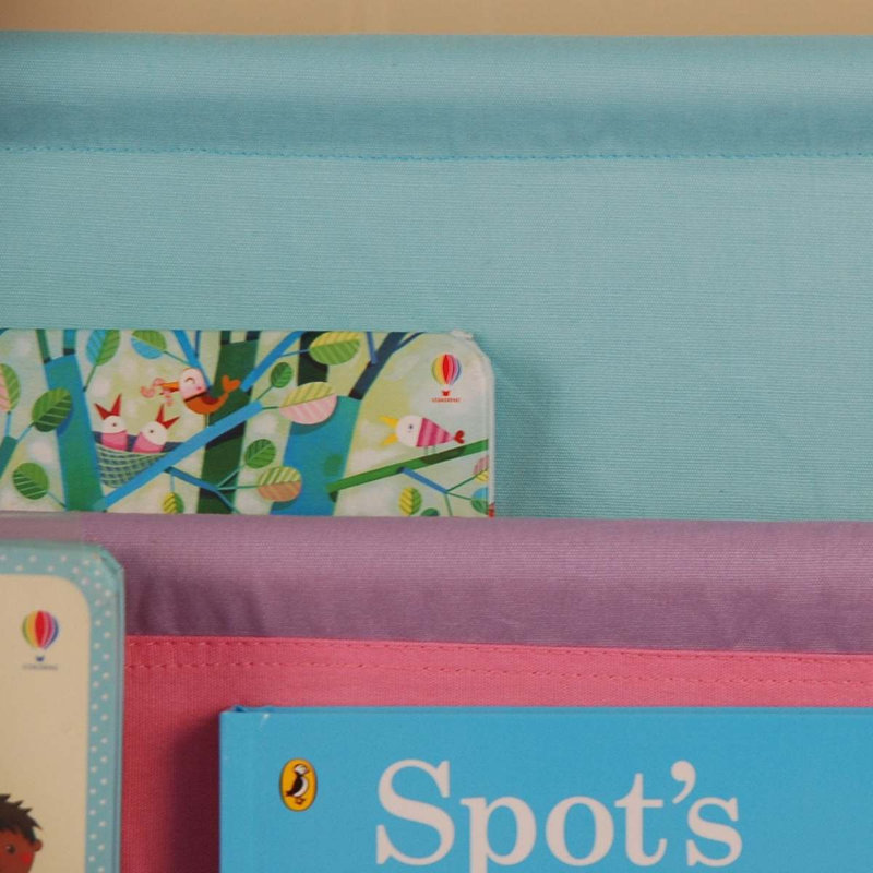 Bibliothèque à livres en toile pour enfants pour chambre à coucher et bureau