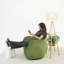 Chaise pivotante Renee, velours