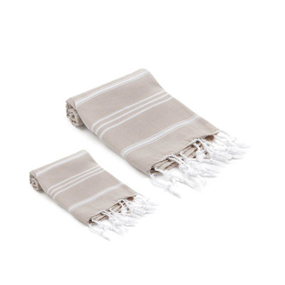 Ensemble de serviettes en coton turc 2 pièces Marlow