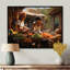 «African Vibrant Market I», reproduction d'art sur toile-585678256-585678413