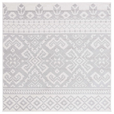 Tapis beige et argent de style sud-ouest Wynn