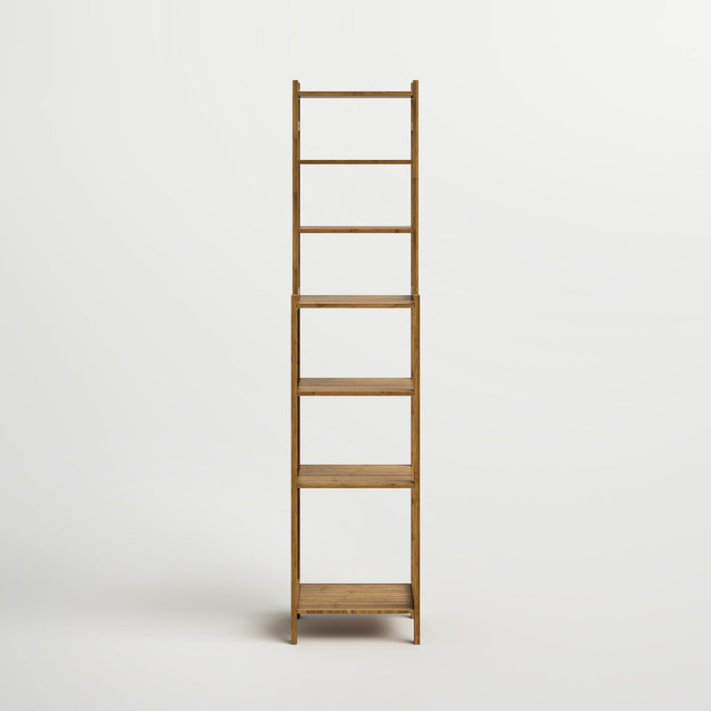 Solana Solid Wood Bathroom Shelves, Natural