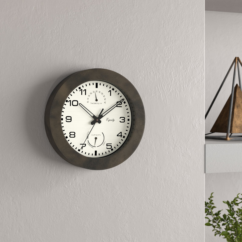 Chrisman Quartz Analog Indoor/Outdoor Wall Clock